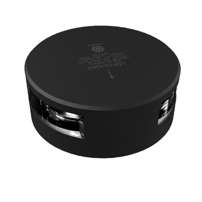 2nm 225° White, Masthead, black anodized